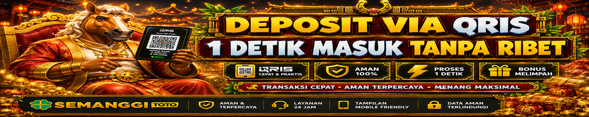 SLIDE BANNER DEPO QRIS SEMANGGITOTO